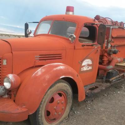 2014 camion pompiers dans le desert